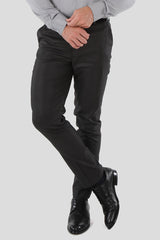 FRANCISCO TOLLI REGULAR SELF DESIGN TROUSER FORMAL NO PLEAT